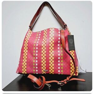 Vince Camuto Convertible Leather Tote